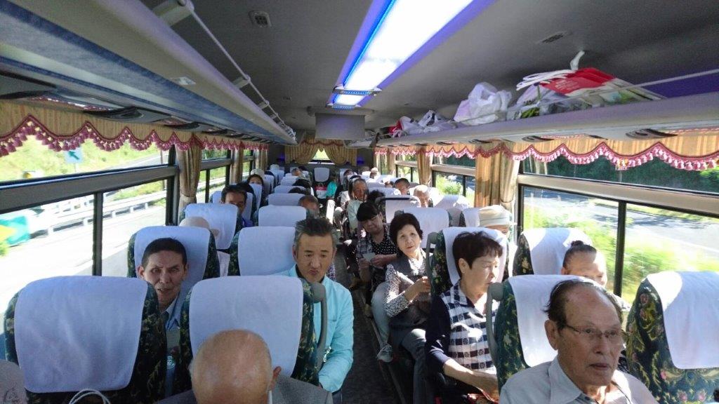 ２０１７年５月２７日伊方研修旅行バスの中